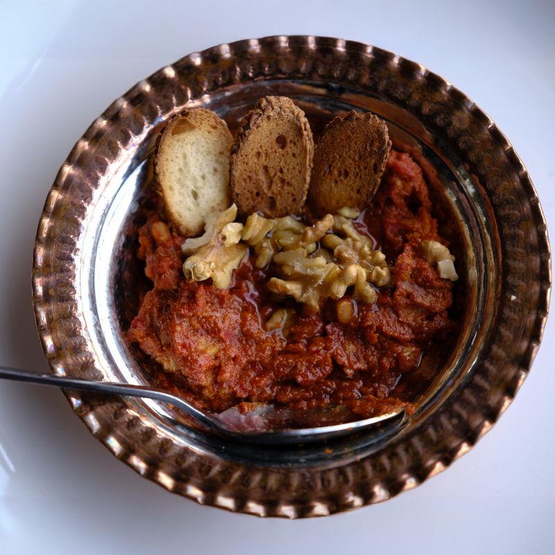 Roasted Red Pepper and Walnut Muhammara