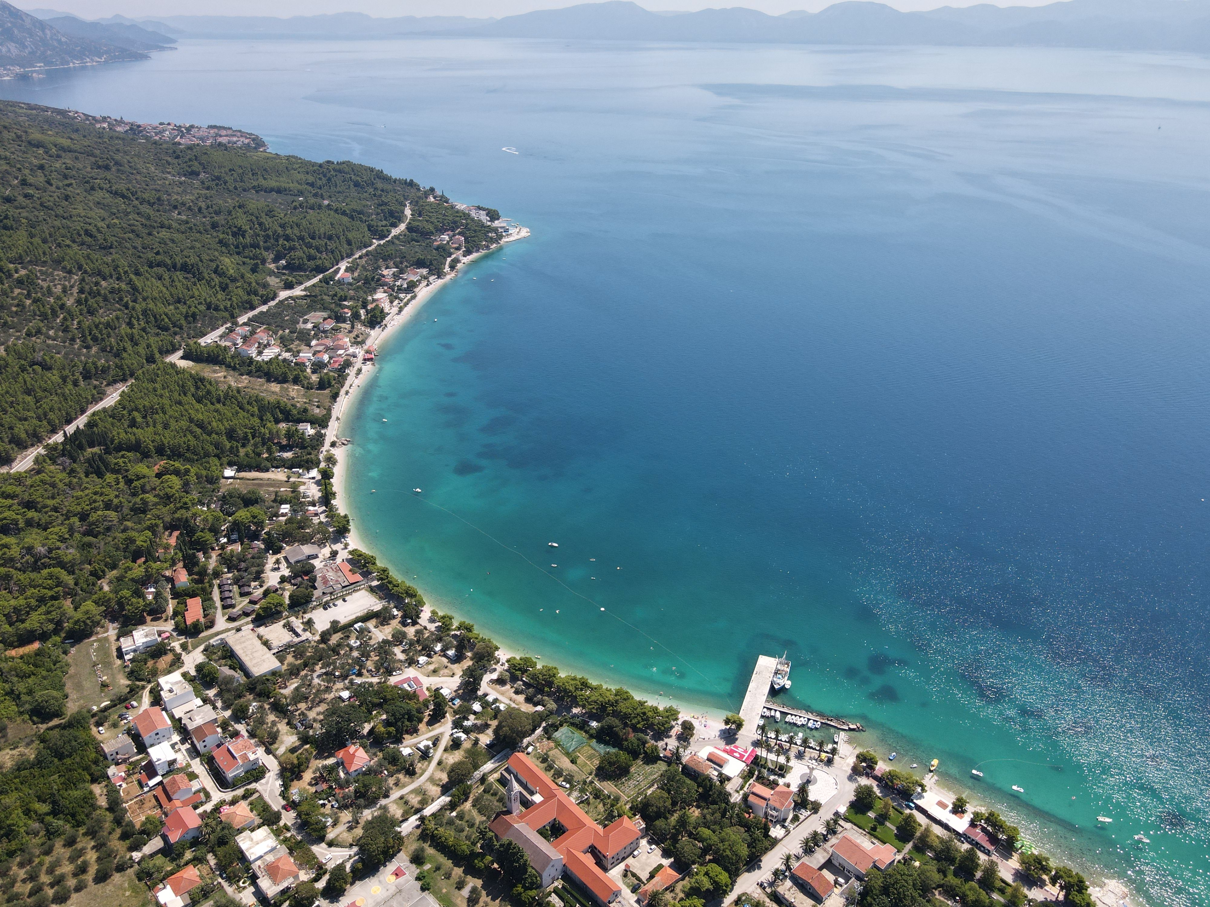 Dalmatinska obala iz zraka