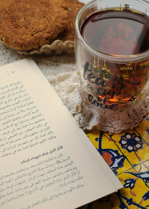 Free stock photo of black tea, book, books