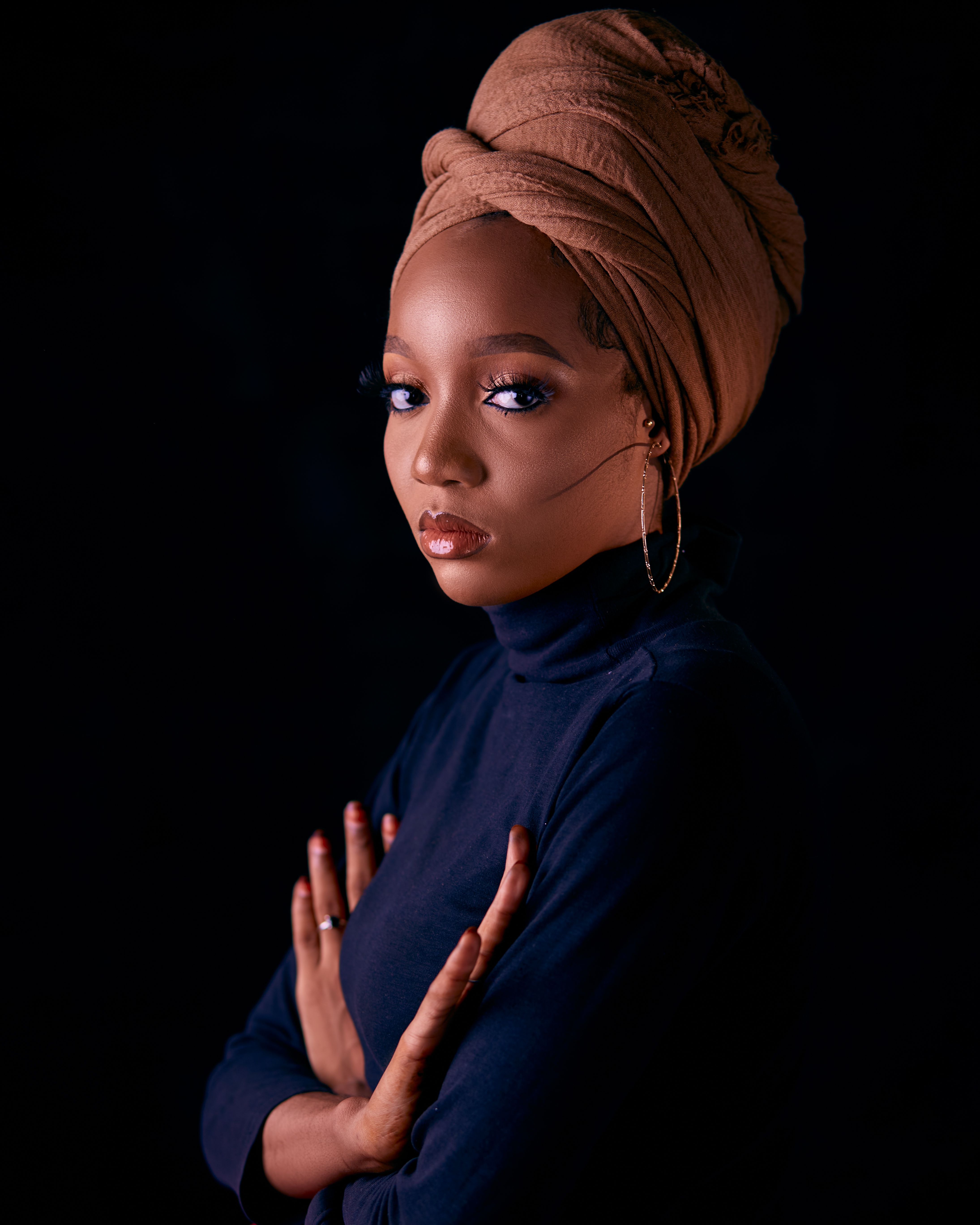 Elegant Portrait of Woman in Hijab · Free Stock Photo