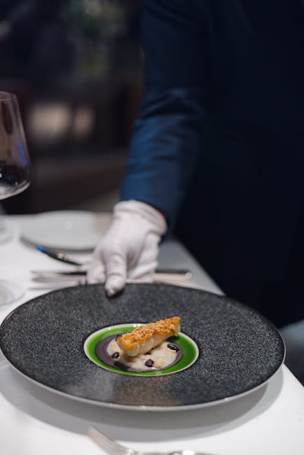 Photo by Filipp Romanovski Sophisticated dessert served at a fine dining restaurant, featuring elegant plating and refined presentation.