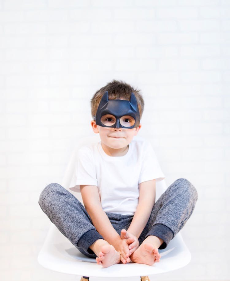 Photo Of Boy Wearing Mask