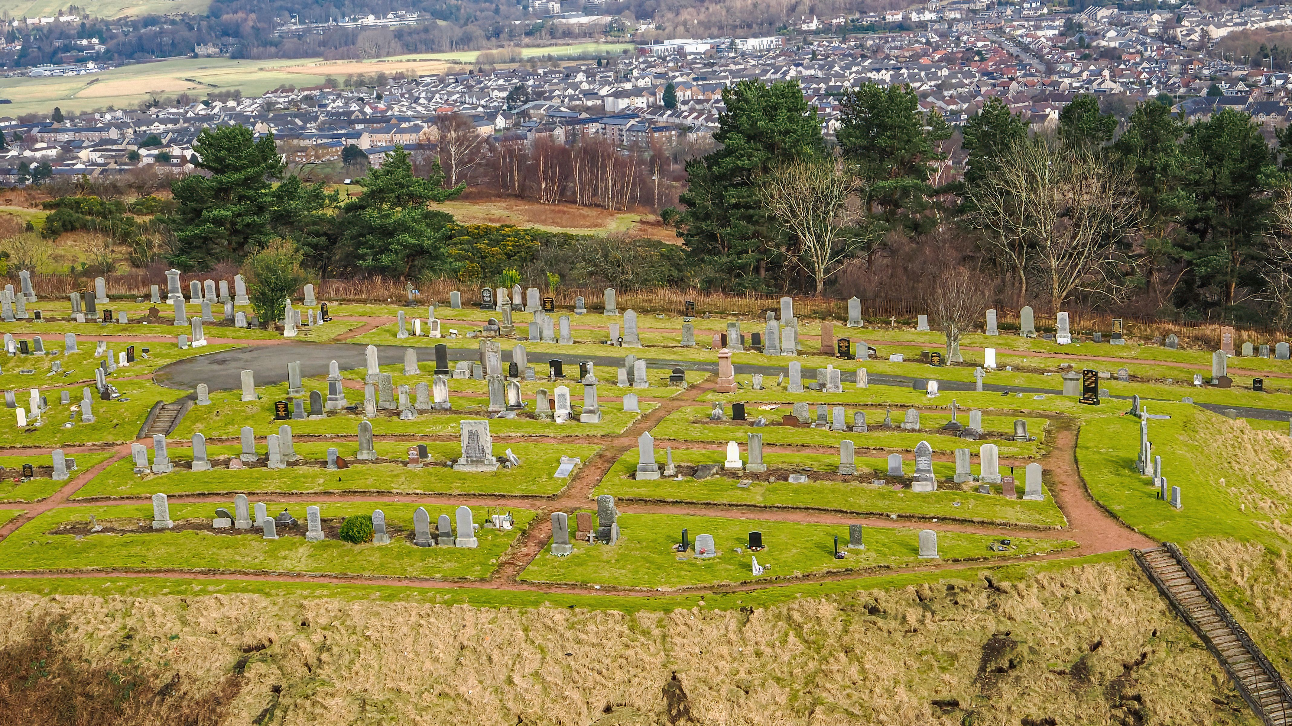 Panorama from the Ribérac Hillside Cemetery