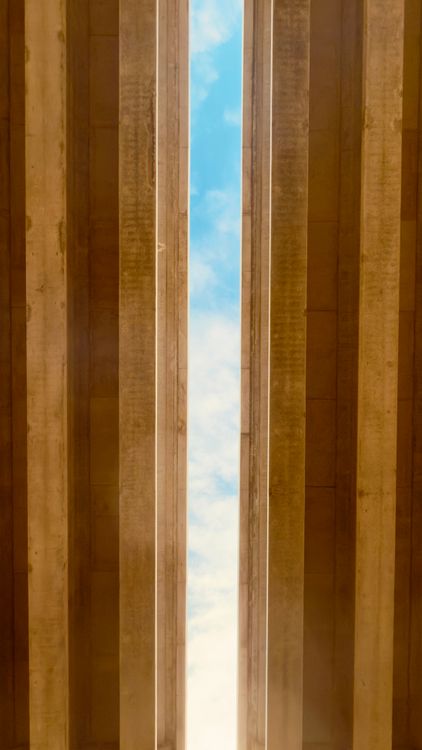 Vertical Columns Example Abstract Vertical Architectural Columns View · Free Stock Photo