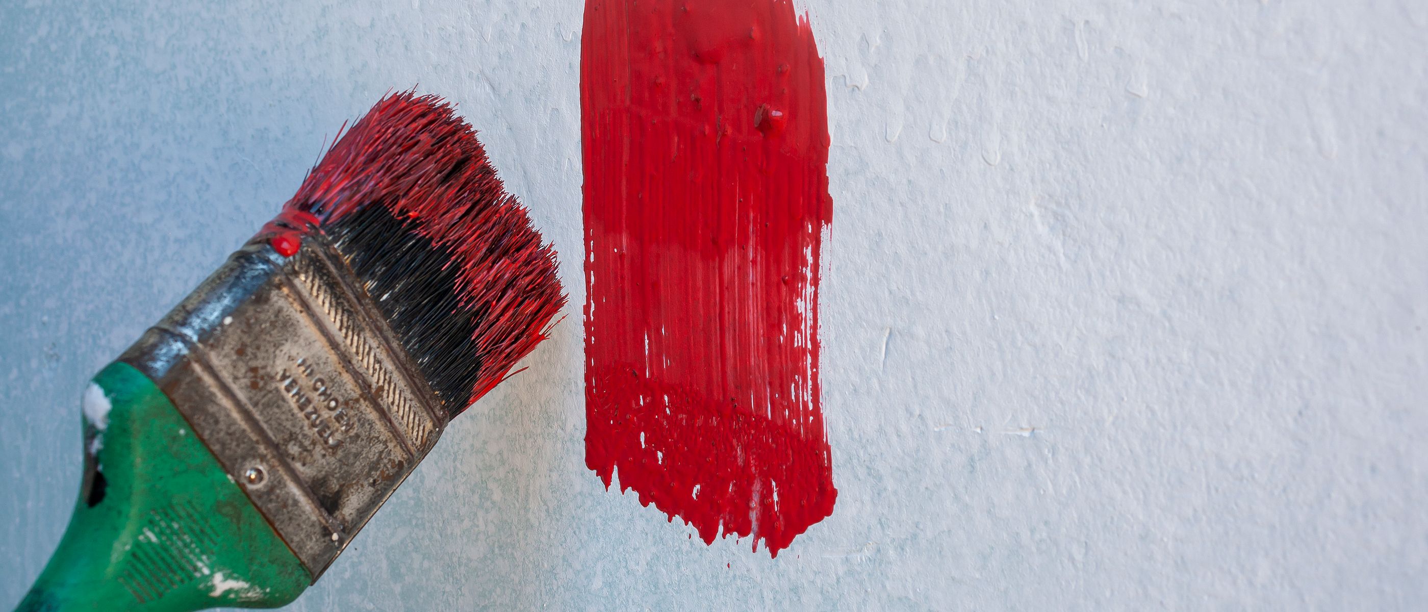 Painters and Decorators in Ealing — a decorator at work mid-project