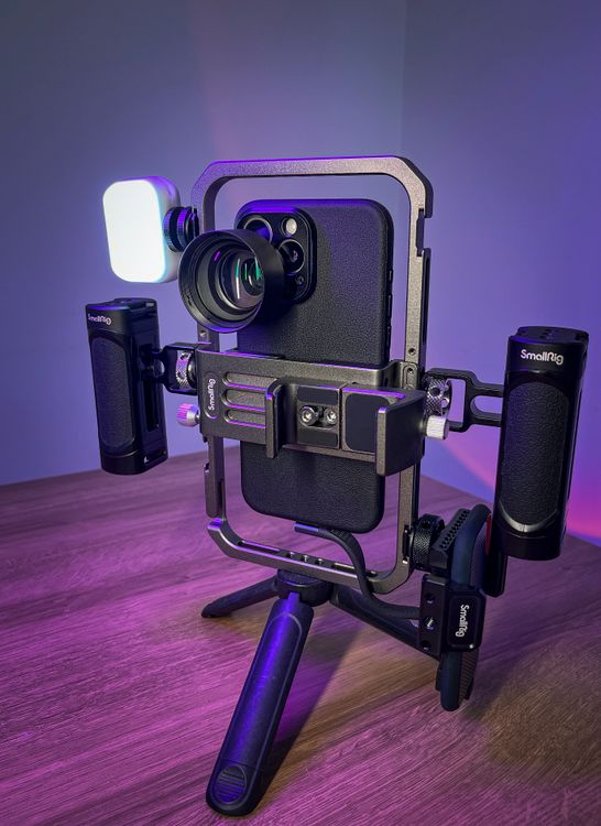 Professional Smartphone Filmmaking Rig Setup · Free Stock Photo
