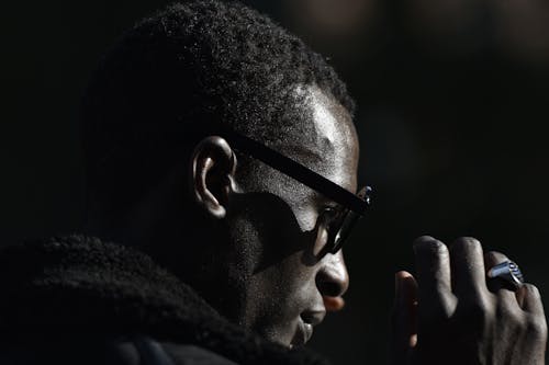 Men's Black Framed Eyeglasses