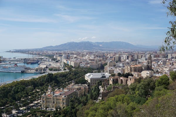 Puerto de Málaga vista aérea