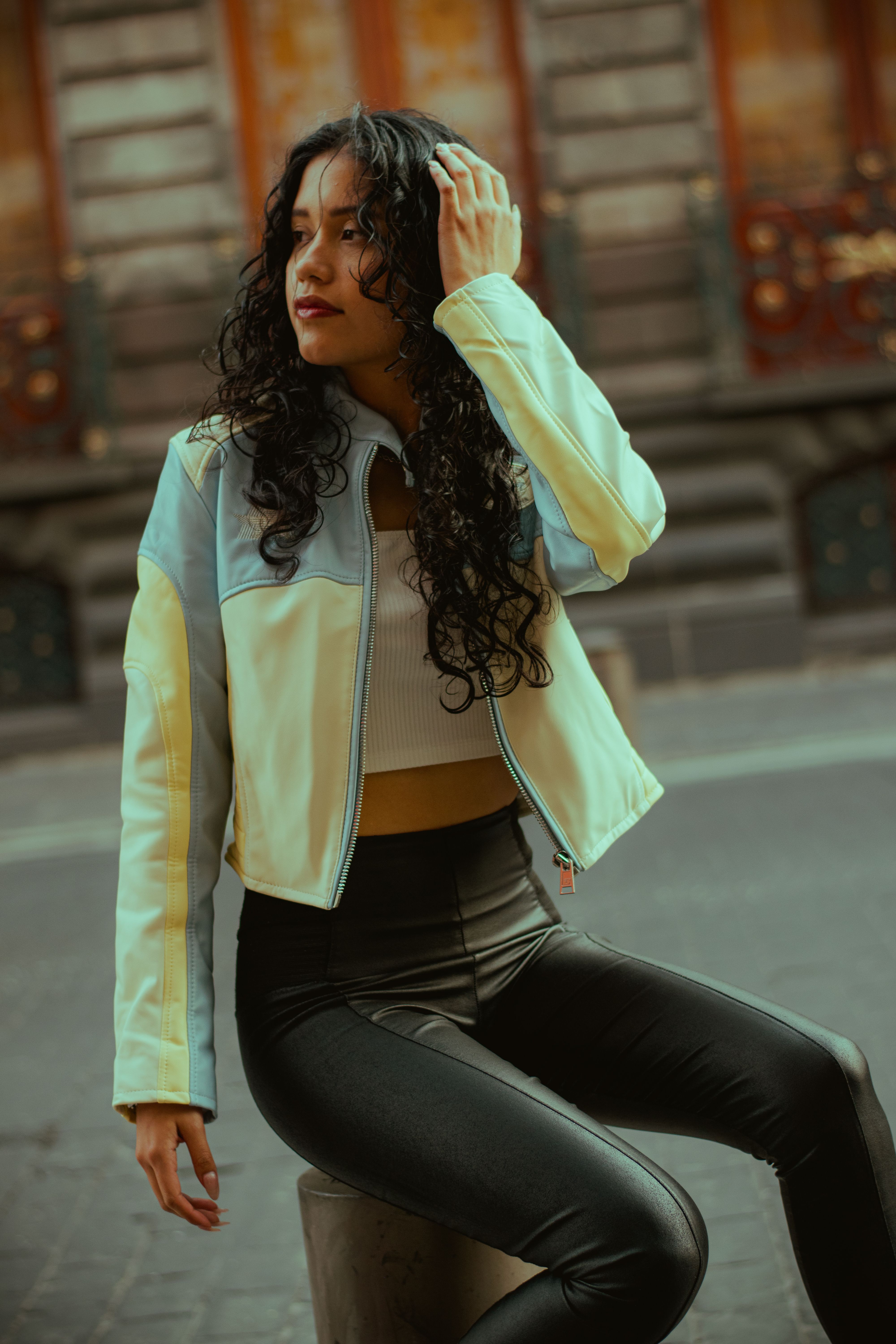 Stylish Woman in Urban Setting · Free Stock Photo