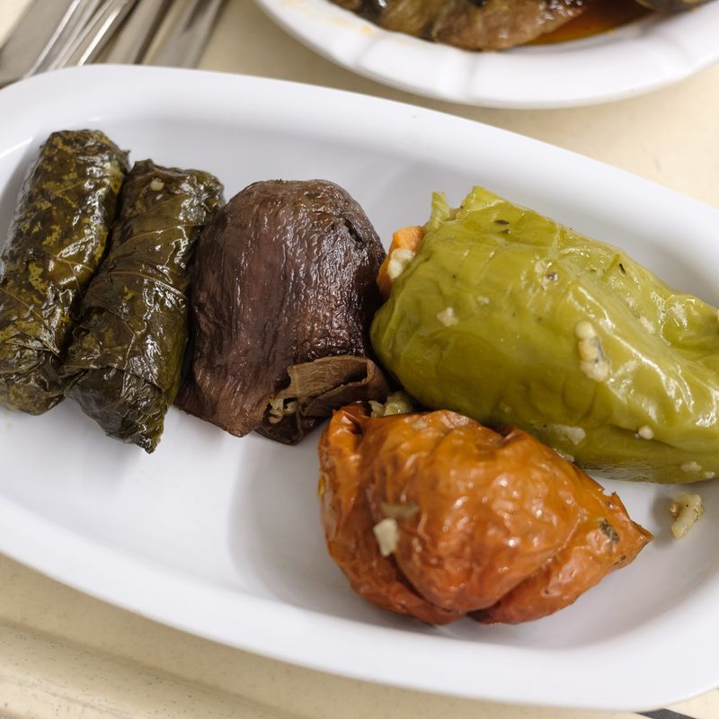 Ramadan Eggplant and Tahini-Stuffed Piquillo Peppers