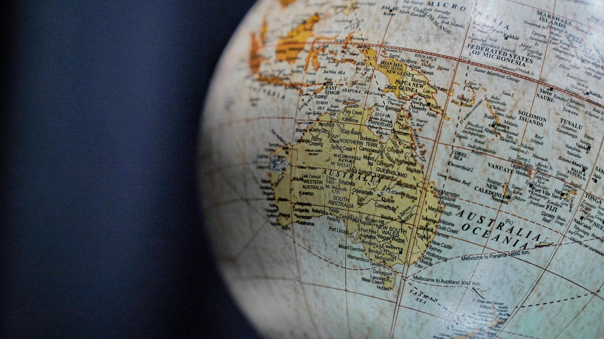 Globe earth with maps