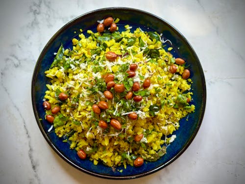 Comfort Breakfast: Lemon Poha on a Rain-Washed Morning