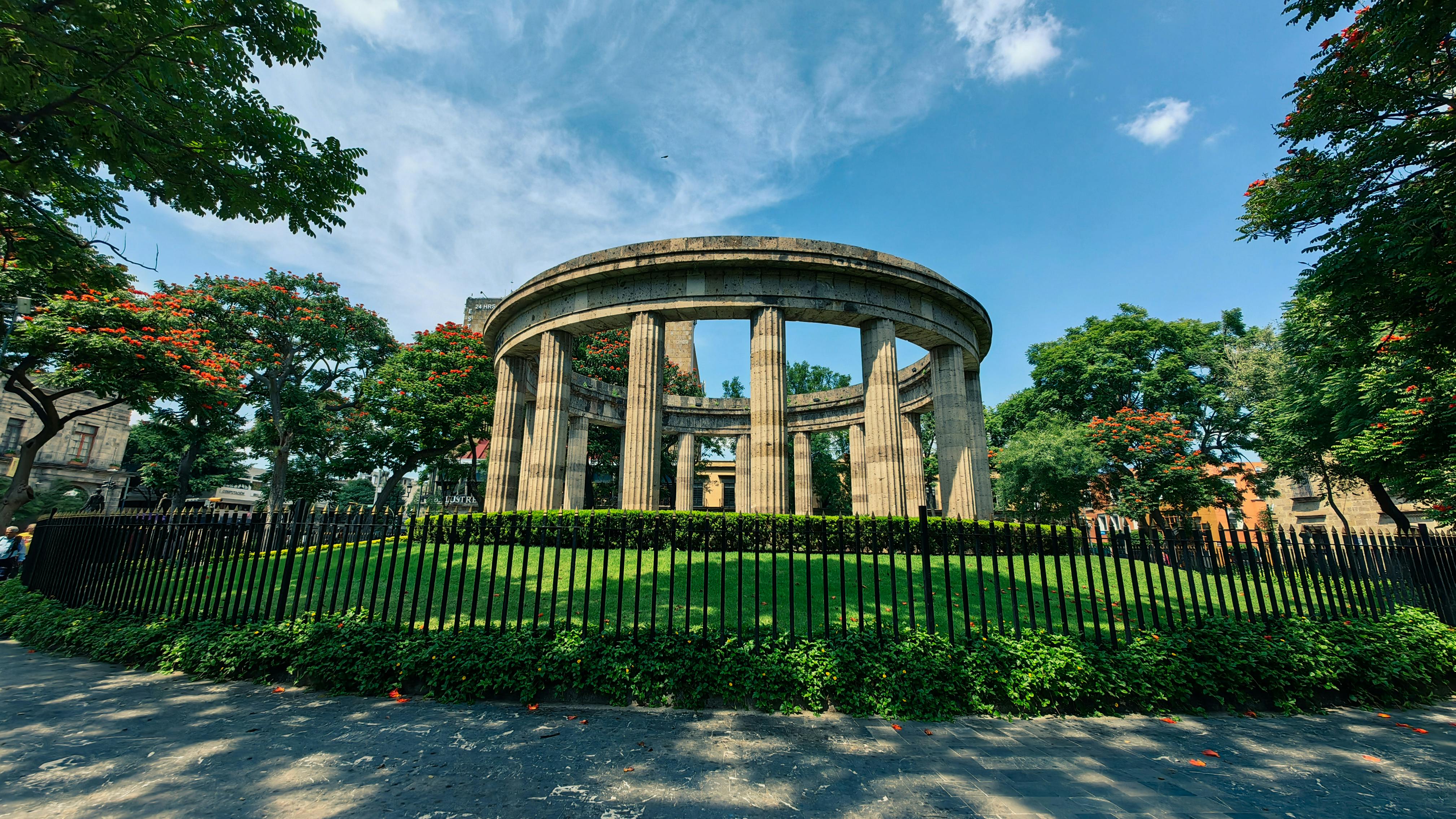 Guadalajara Rotunda Scenic Summer Landscape