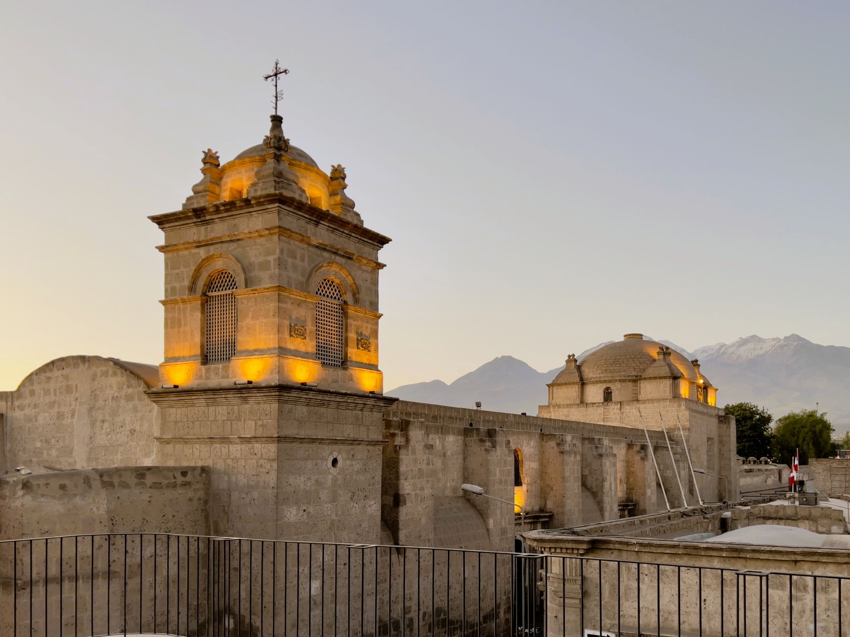 arequipa peru colonial buildings white sillar historic centre plaza street