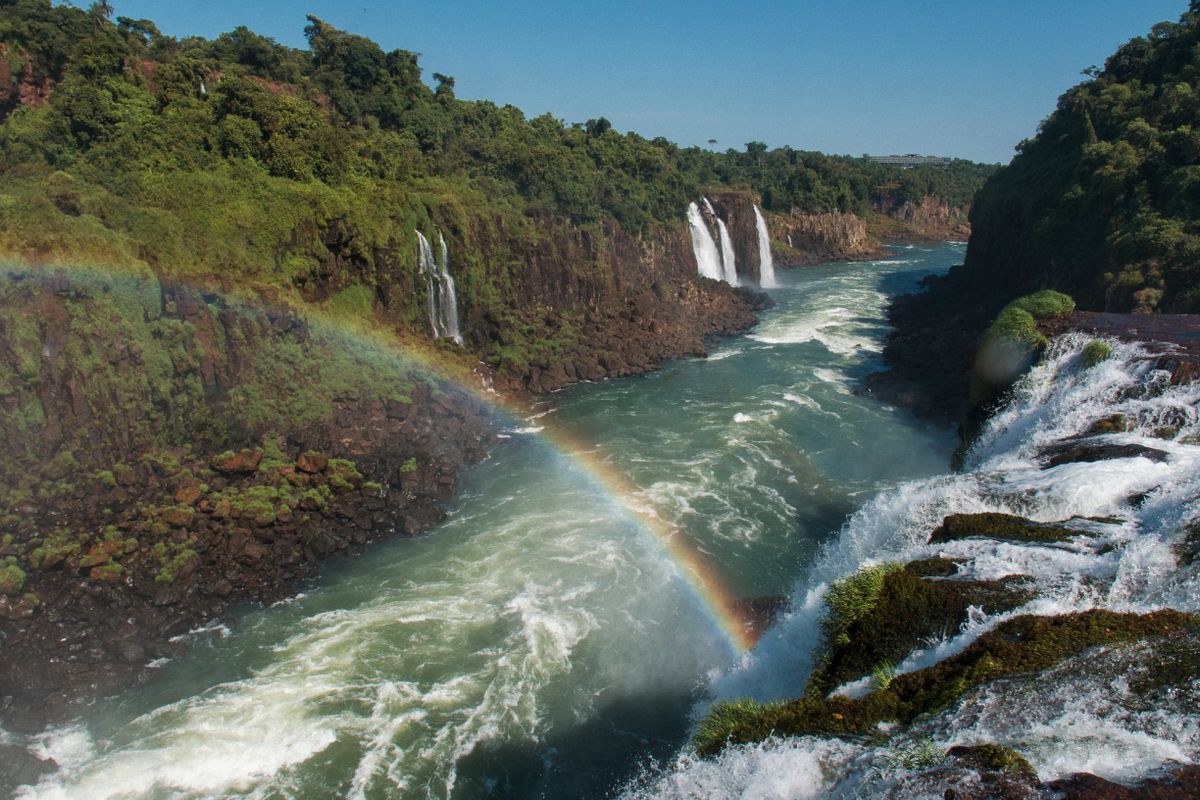 Vista panorámica de las Cataratas del Iguazú