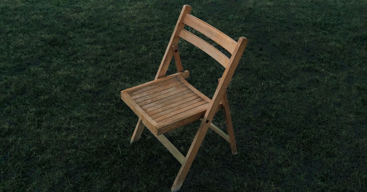 Solitaire Chairs Solitary Wooden Chair on Misty Grass · Free Stock Photo