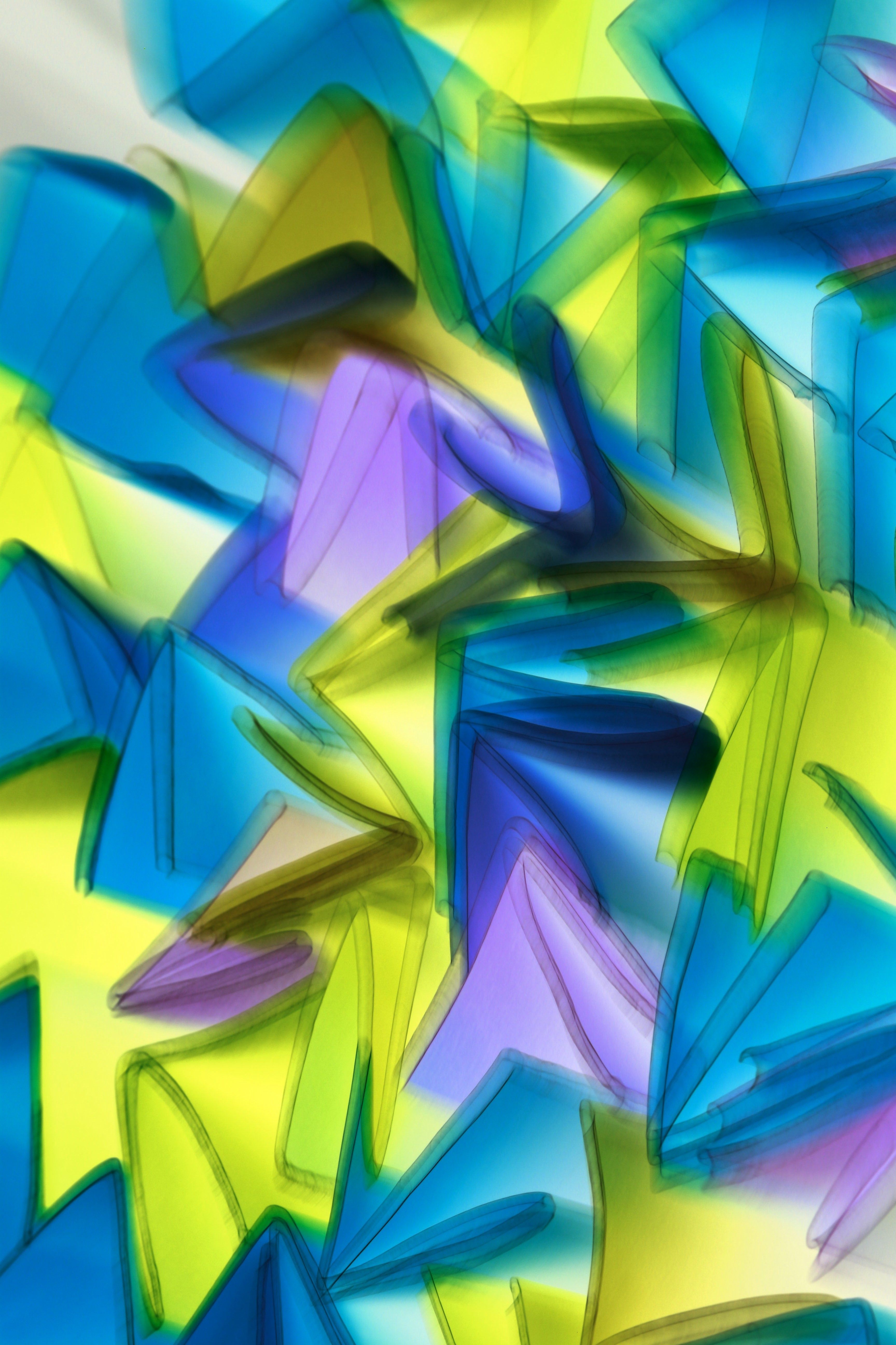Vibrant Abstract Art with Geometric Patterns · Free Stock Photo