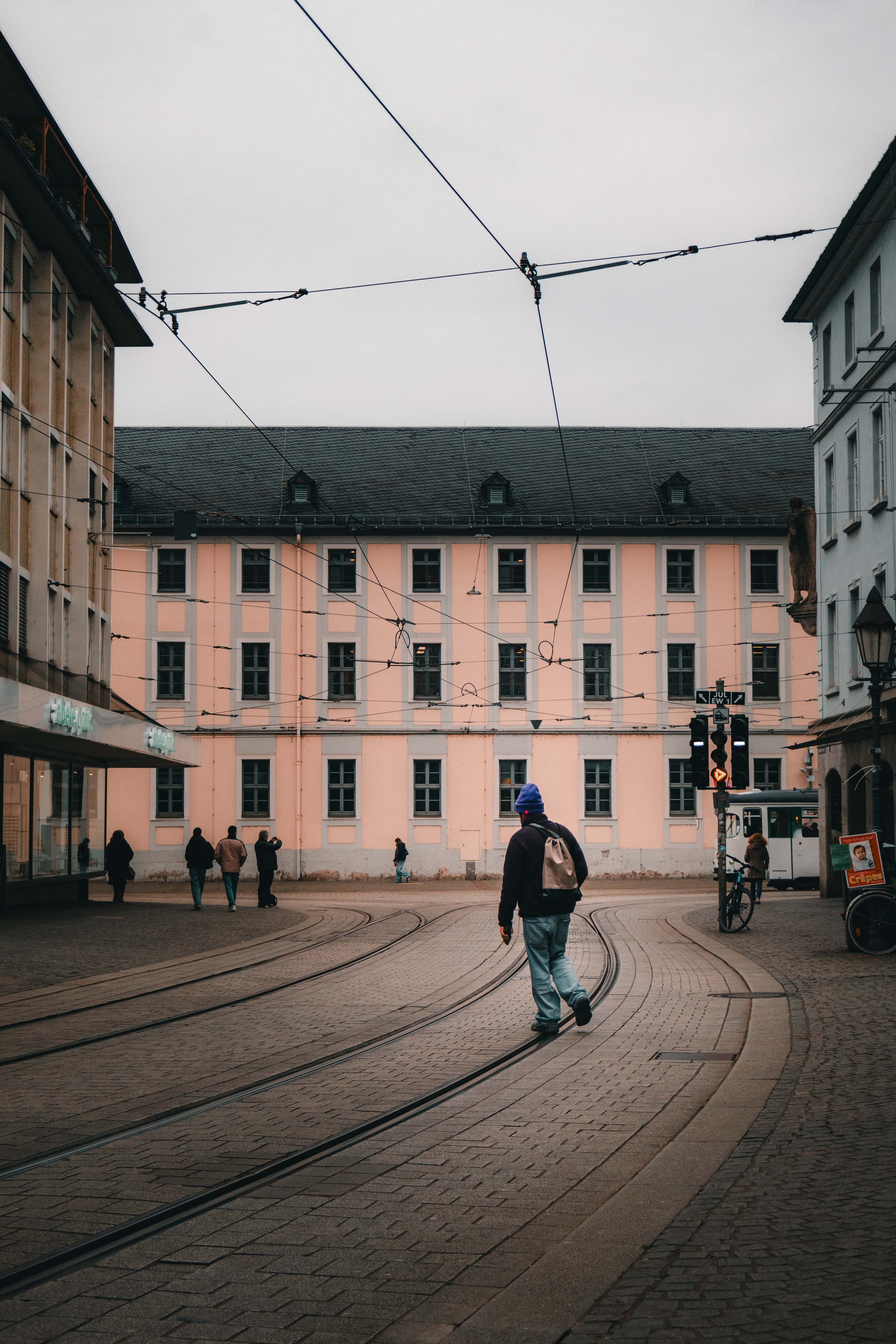 Charming Urban Street Scene in European City · Free Stock Photo