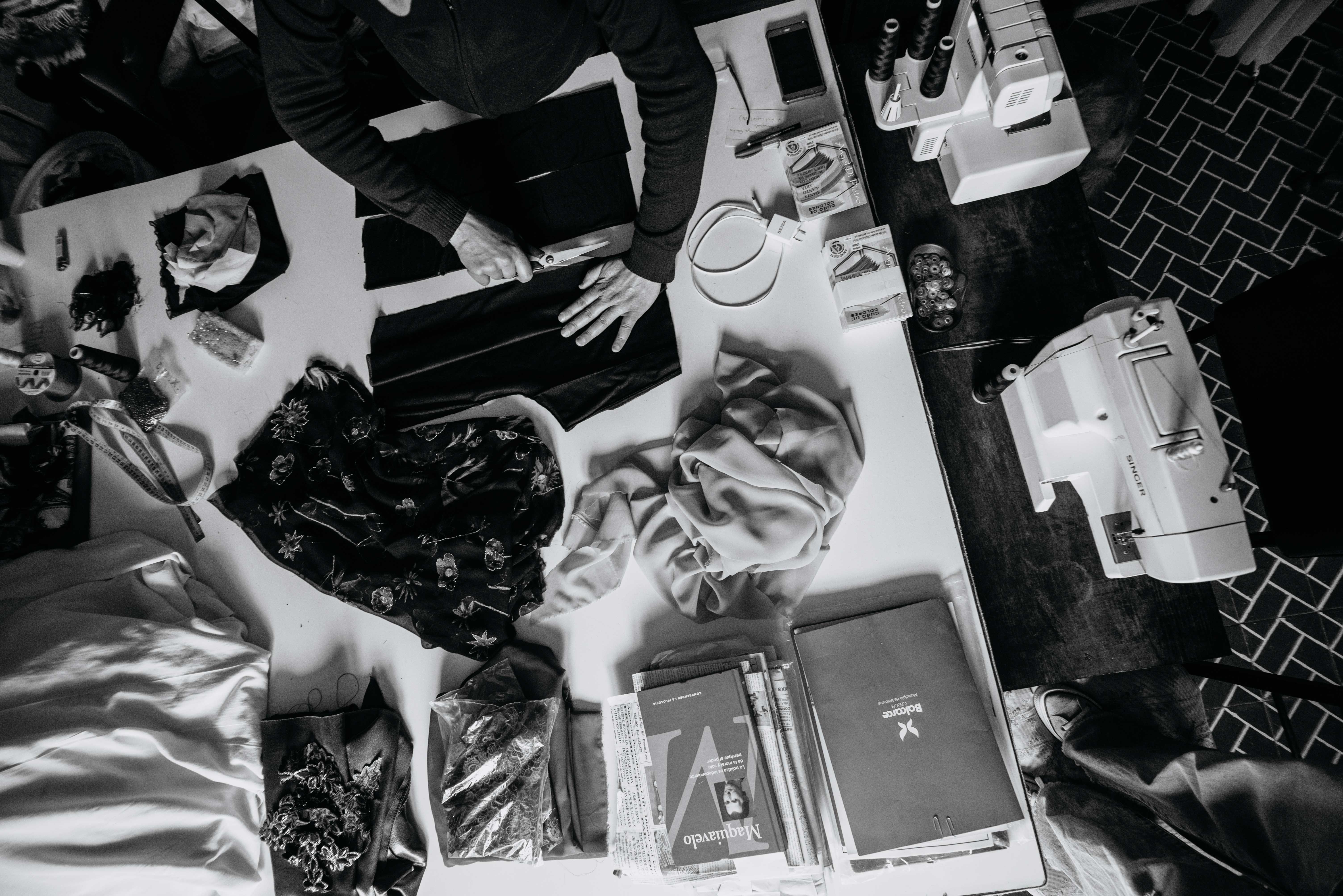 Atelier de création de vêtements