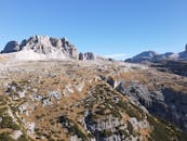 Aerial View of Tre Cime di Lavaredo, Dolomites