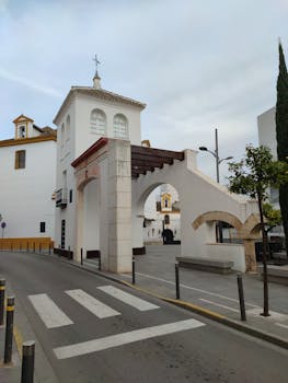 Charming historic architecture in Dos Hermanas, showcasing classic Spanish design.