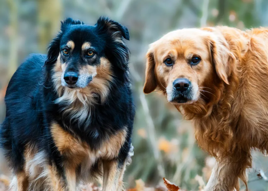 border collie golden retriever mix