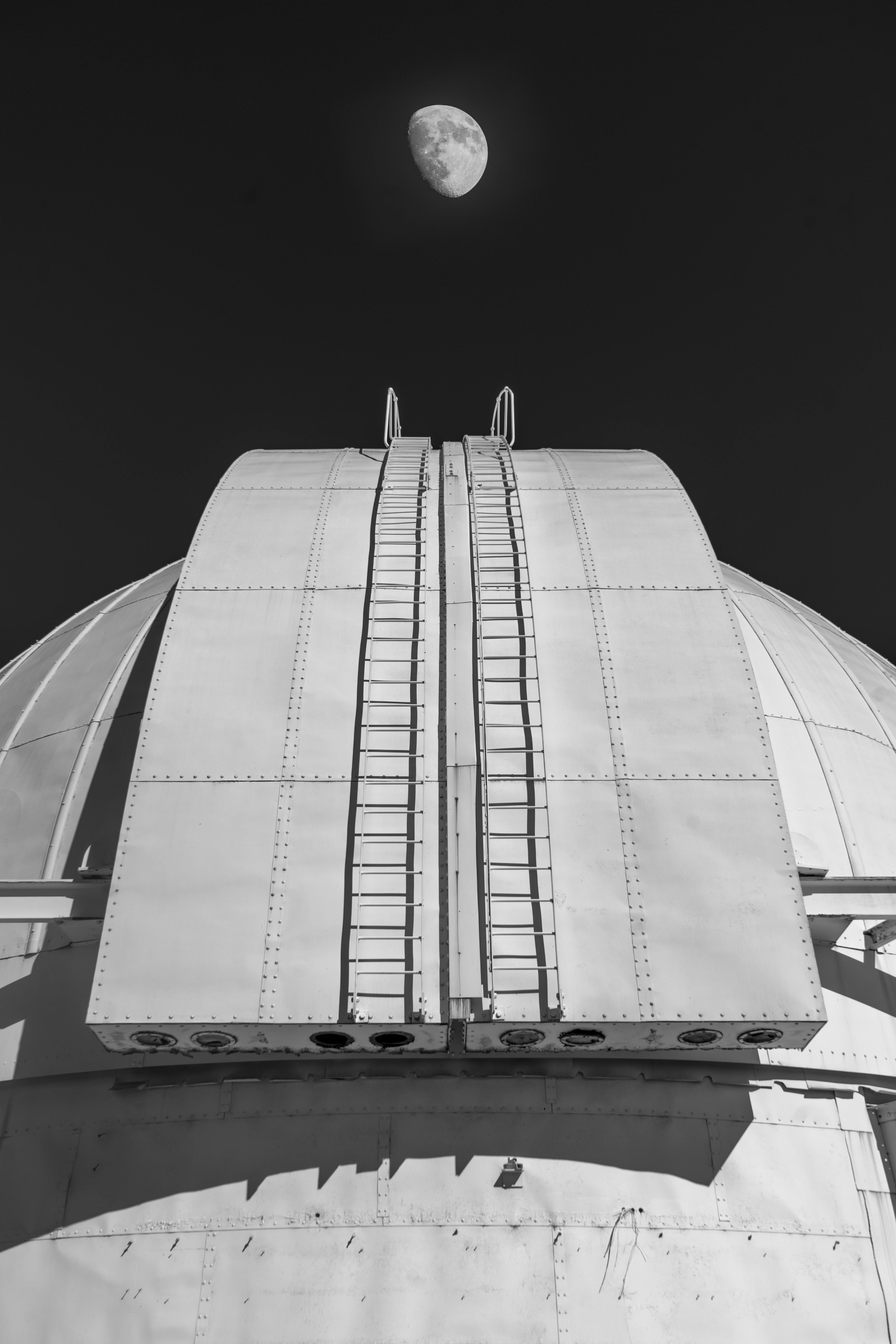 Observatory and Moon