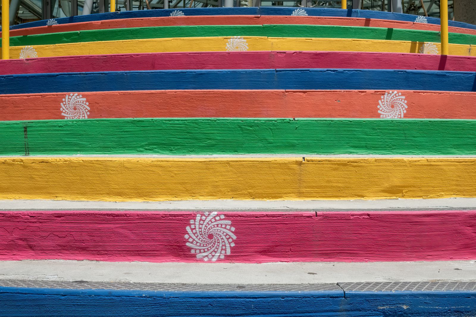 The painted stairs paint by numbers