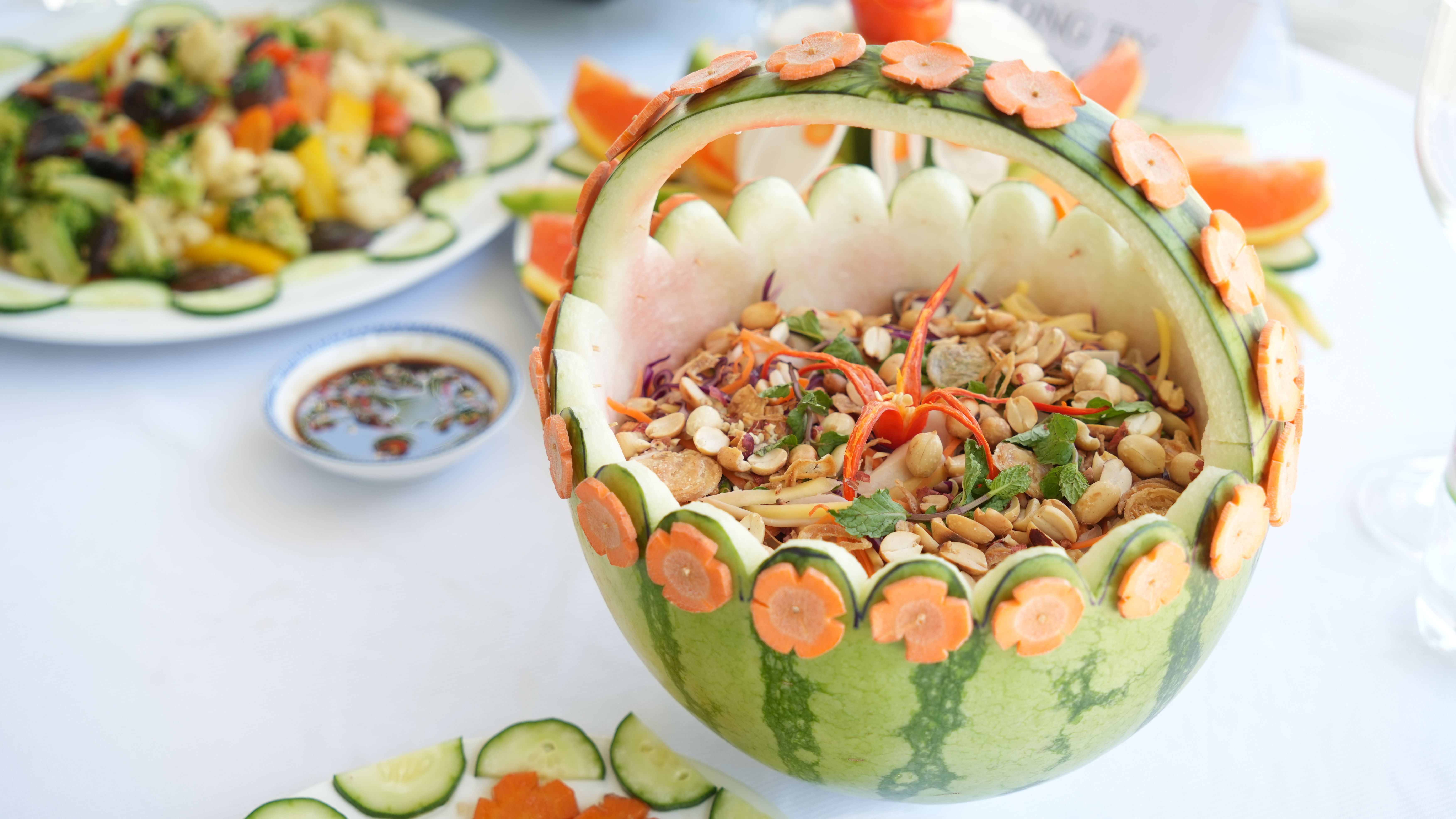 refreshing watermelon salad