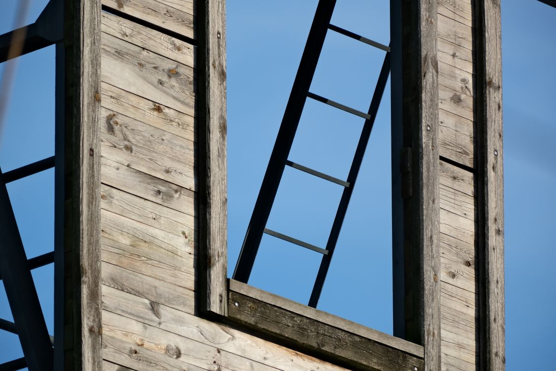Rustik Structure Design Rustic Wooden Structure Against Blue Sky · Free Stock Photo