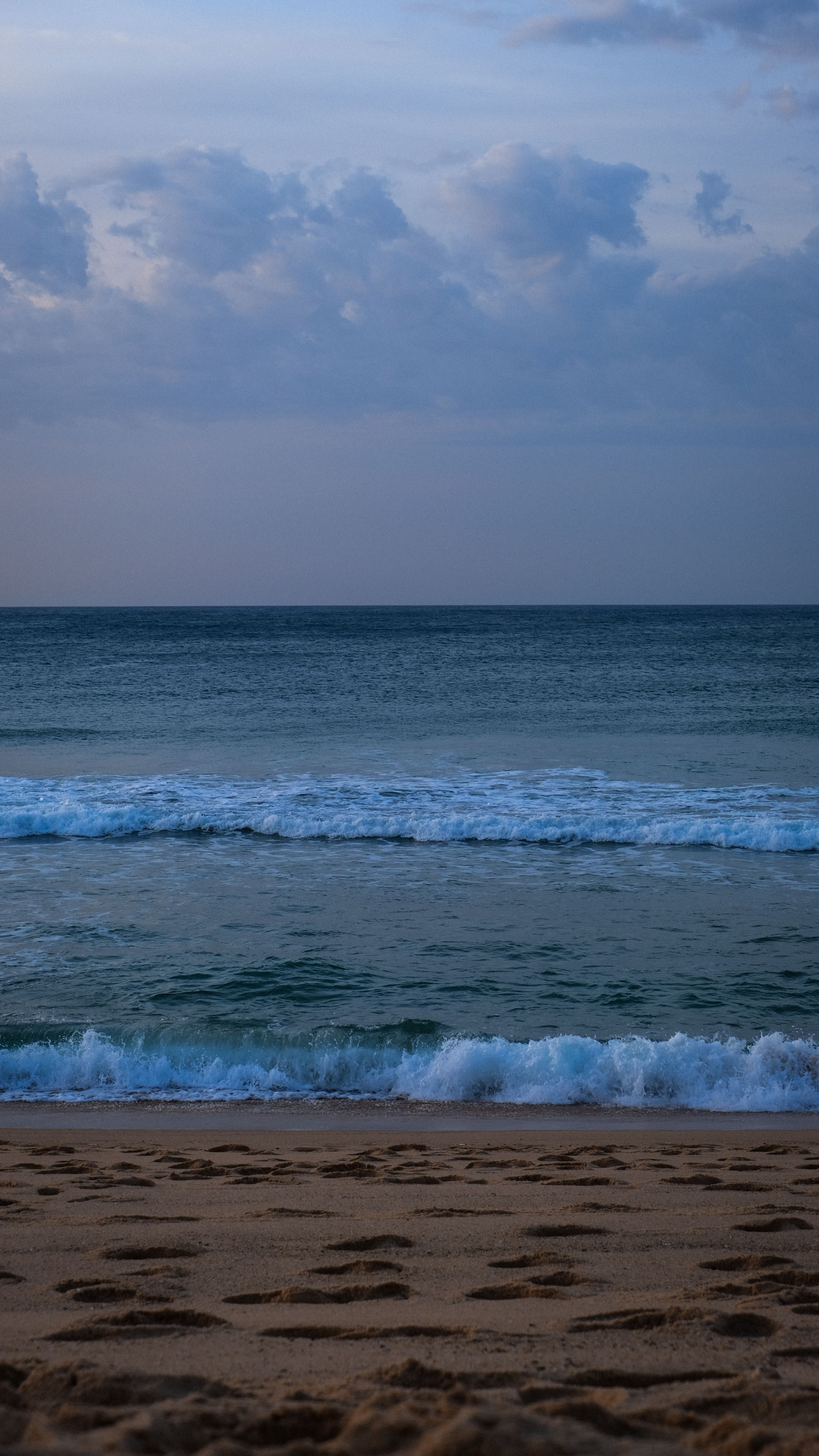 Serene Evening Beach in Matosinhos, Portugal