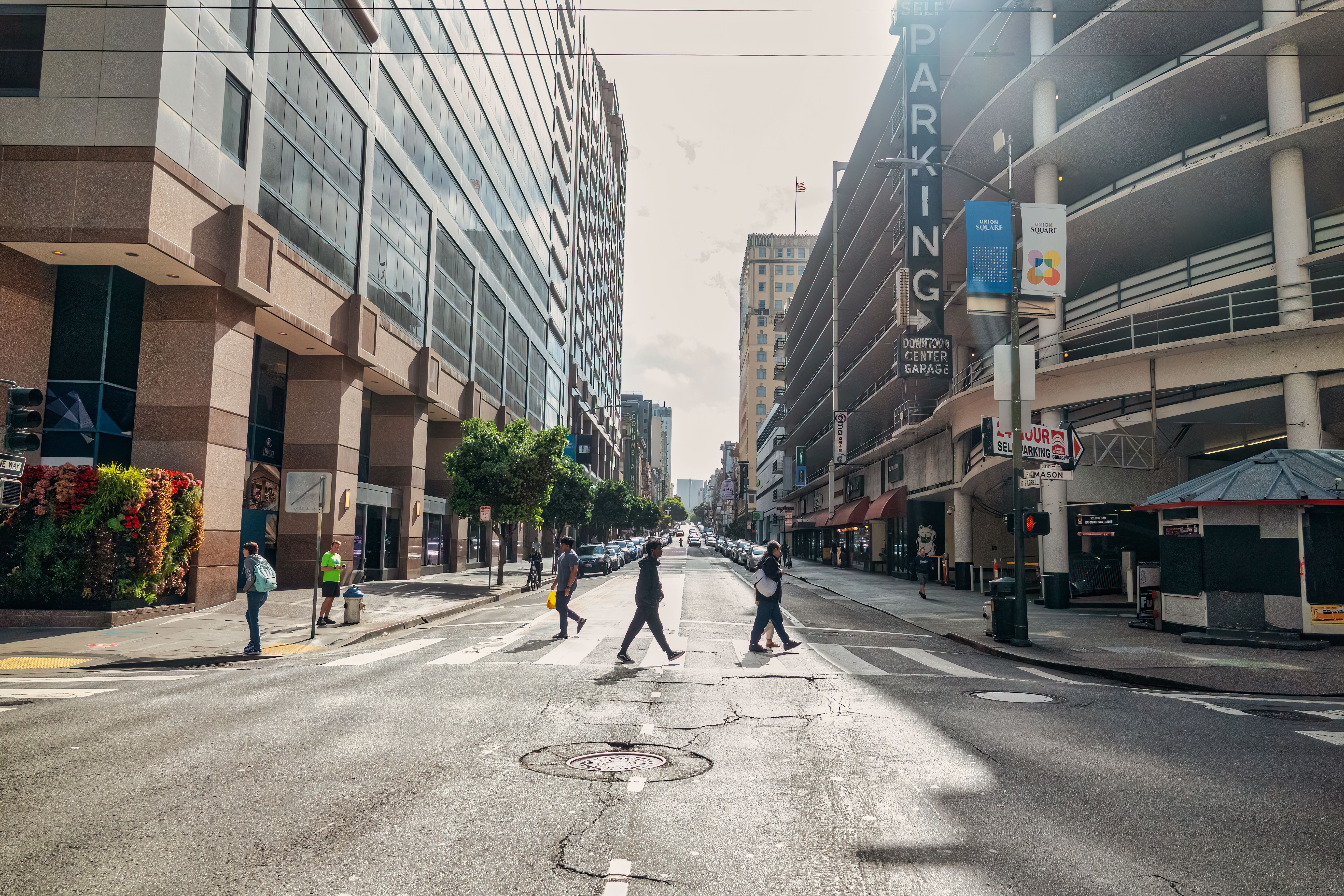 San Francisco urban street scene