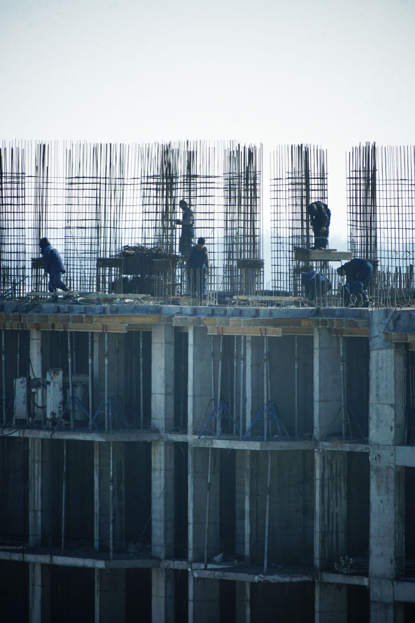 Obra comercial en construcción