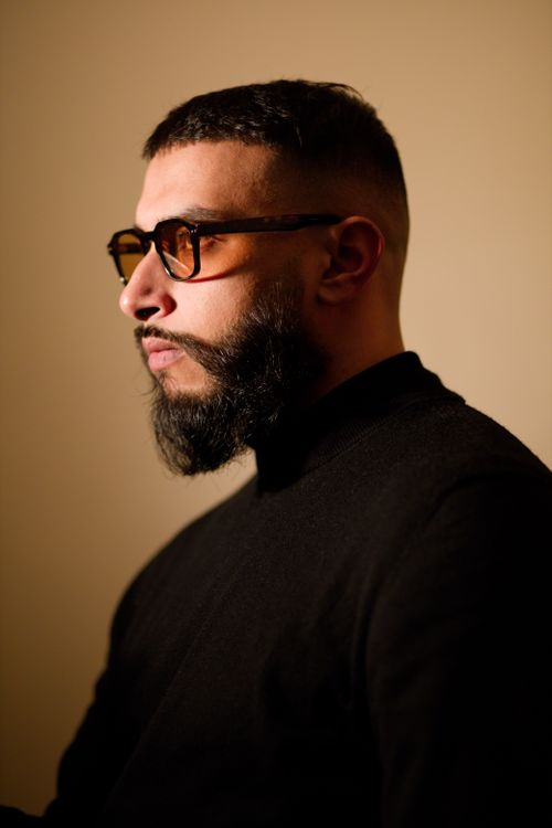 Portrait of a Bearded Man in Artistic Lighting · Free Stock Photo