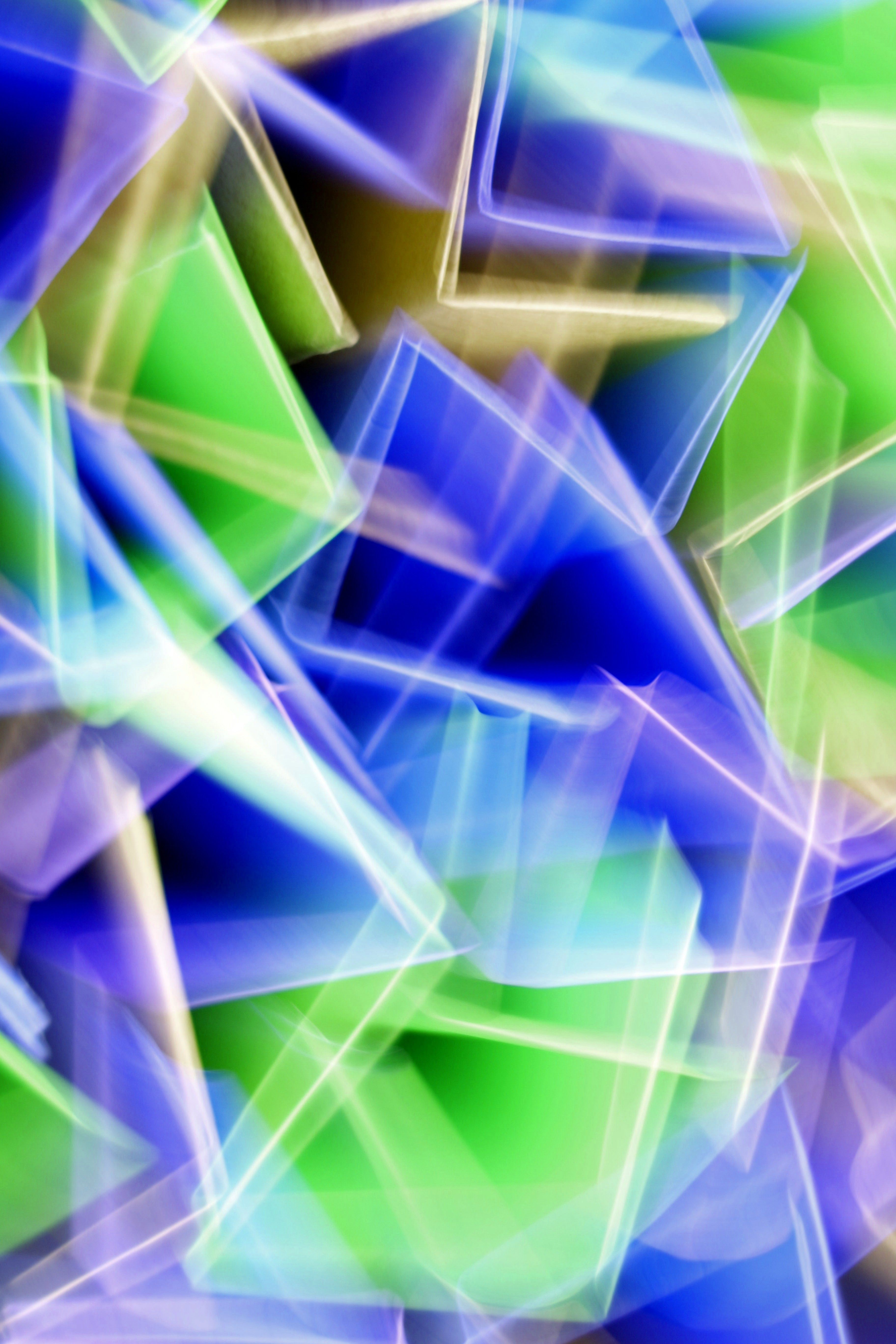 Colorful Abstract Geometric Light Composition · Free Stock Photo