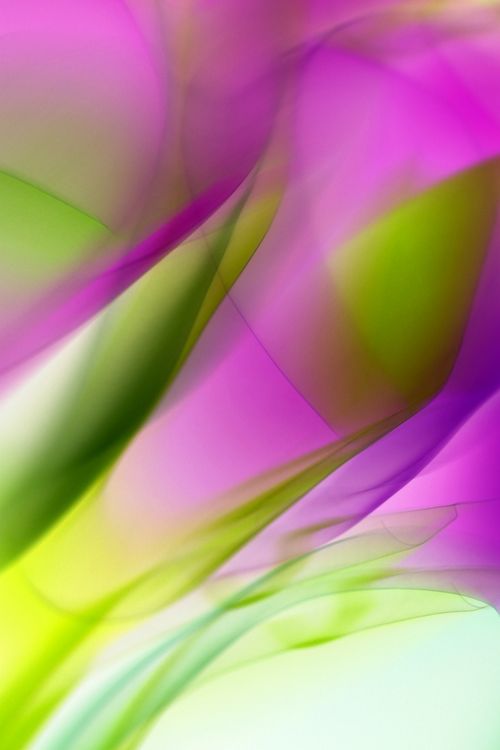Free A vivid abstract design with flowing purple and green waves creating dynamic shapes. Stock Photo