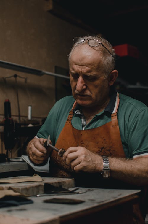 Man Holding Tools