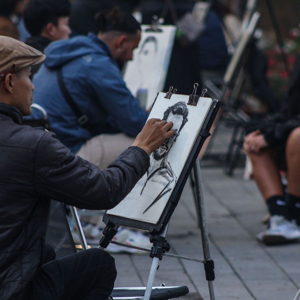Painters and Decorators in Chinatown — surfaces prepped and cut in by hand
