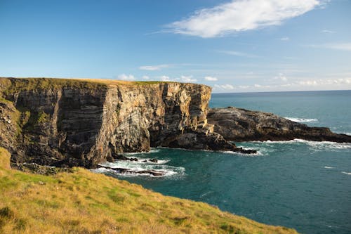 Ilmainen kuvapankkikuva tunnisteilla aallot, cliff edge, hd taustakuva