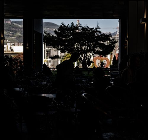 Free stock photo of black, chair, outside bar Stock Photo