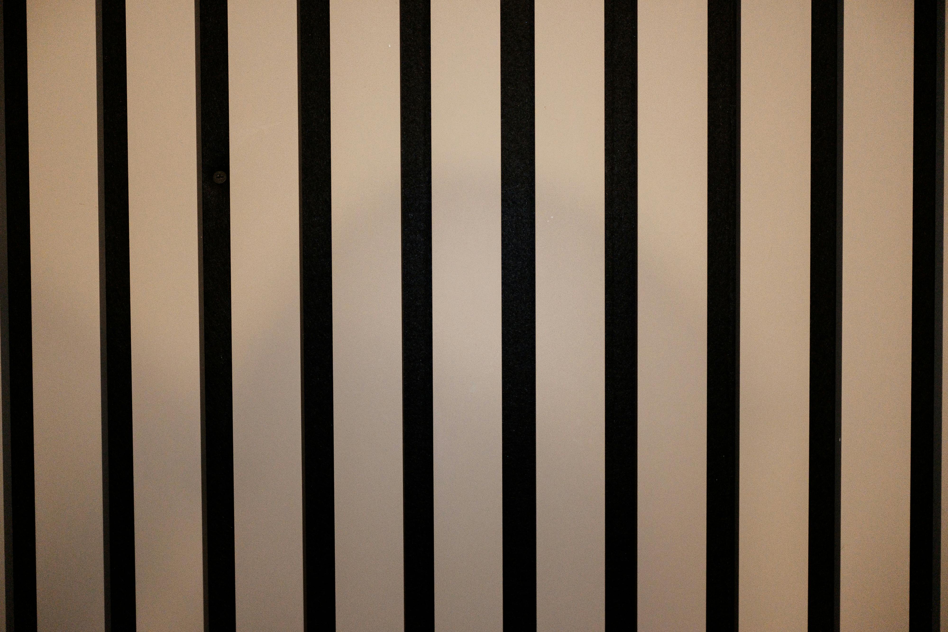 Zadarmo Abstraktný vertikálny pruhovaný čiernobiely vzor, ideálny pre moderné dizajnové pozadia. Fotka z fotobanky