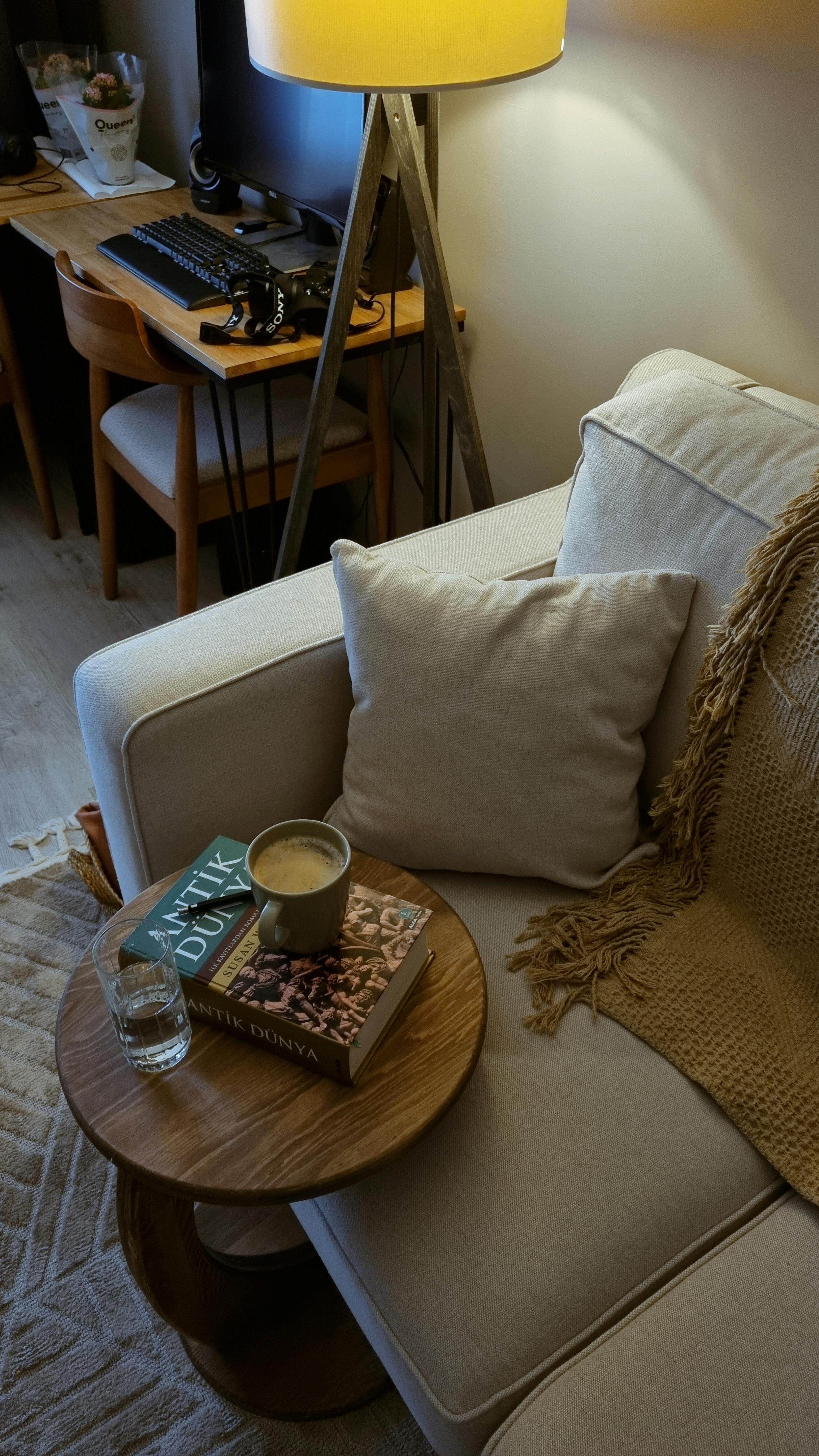 Cozy therapy space for depression treatment