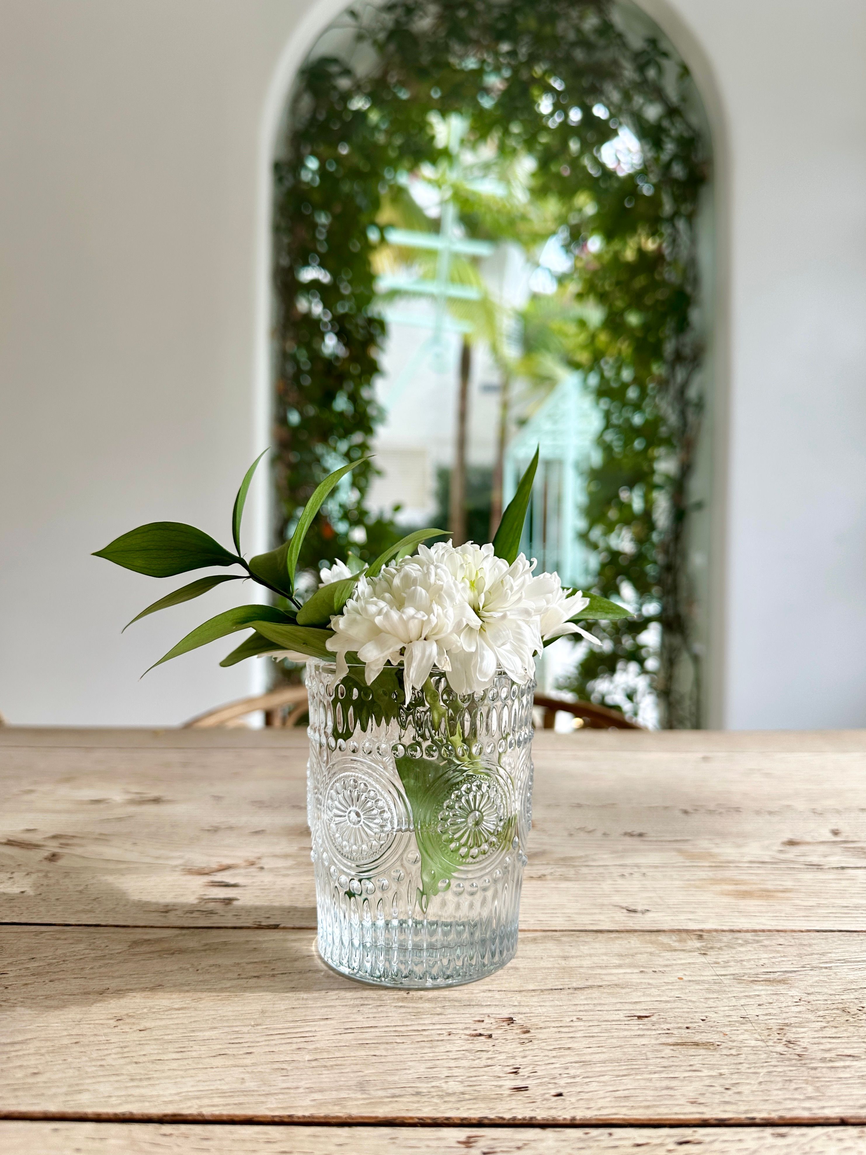 Elegant White Flowers in Decorative Glass Vase · Free Stock Photo