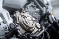 Close-up of Yamaha Motorcycle Engine