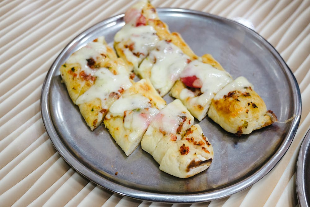 Cheesy Garlic Puff Pastry Twists