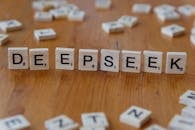 Scrabble Tiles Forming the Word DeepSeek