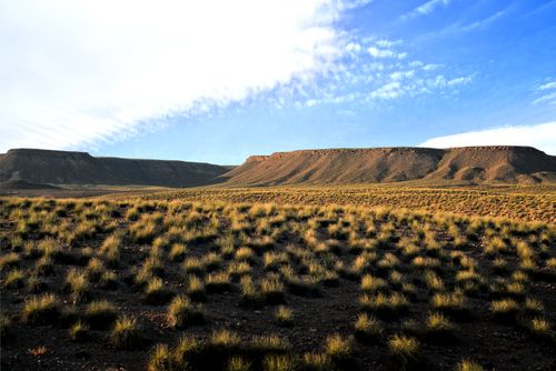Free Beautiful landscape of a plateau in Missour, Morocco, under a clear blue sky. Stock Photo