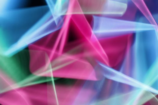 Colorful abstract light patterns create a dynamic and engaging visual effect.