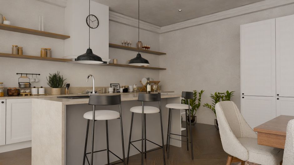 apartment kitchen counter planner real home lifestyle photo 1