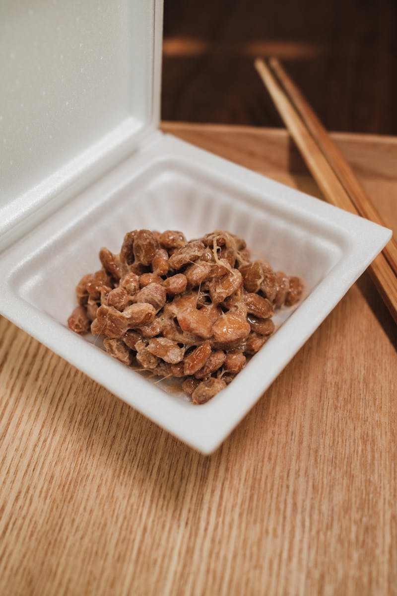 Natto japonais traditionnel - soja fermenté champion de la vitamine K2 MK-7